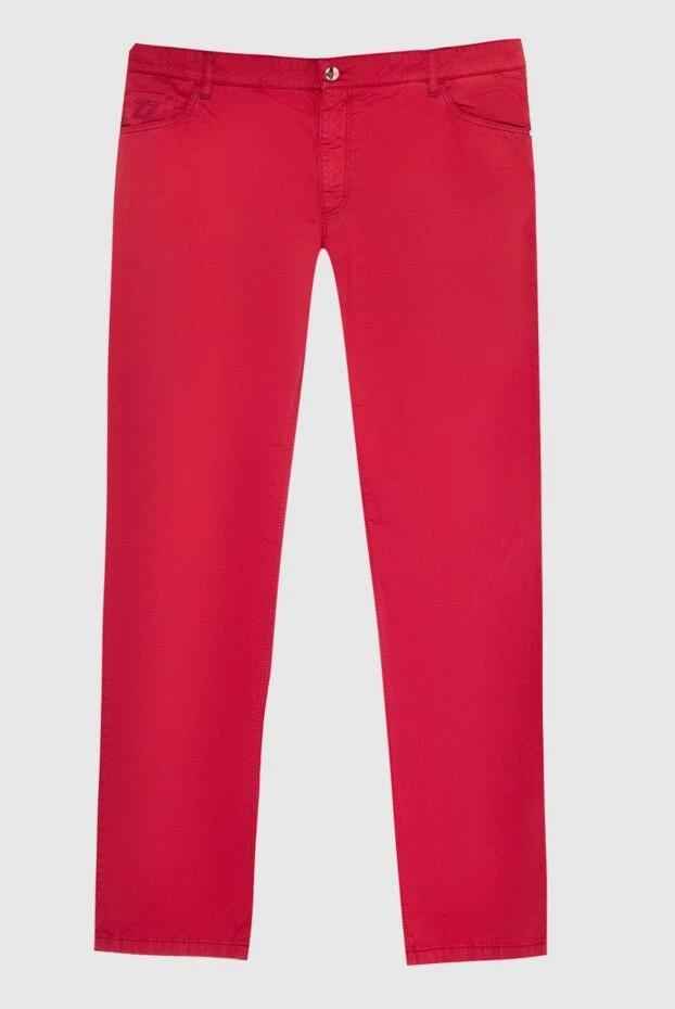 Zilli man men's red cotton trousers buy with prices and photos 167184 - photo 1