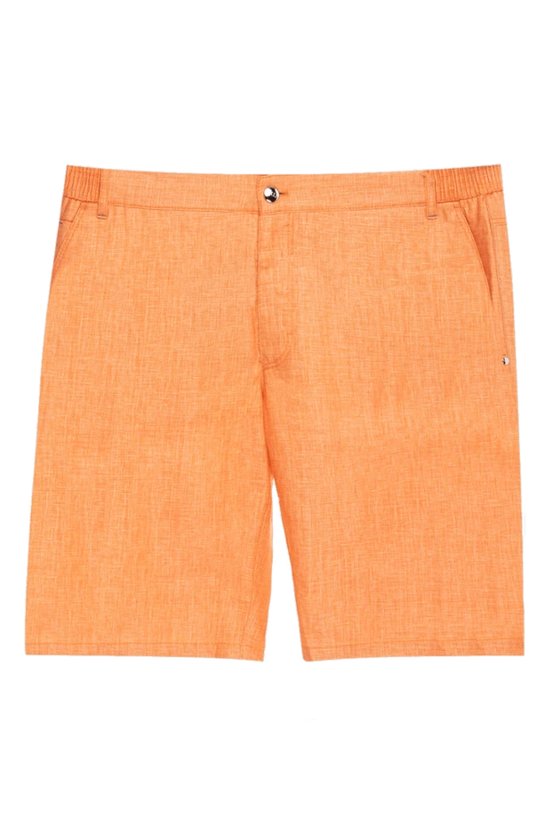 Zilli man orange linen shorts for men buy with prices and photos 167185 - photo 1