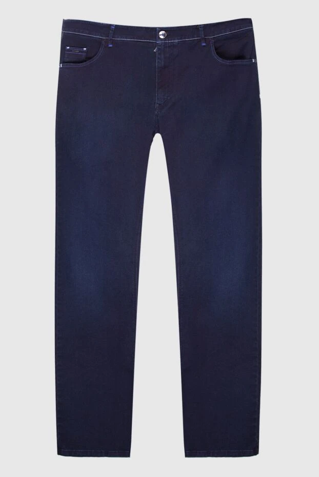 Zilli мужские джинсы из хлопка синие мужские купить с ценами и фото 167186 - фото 1