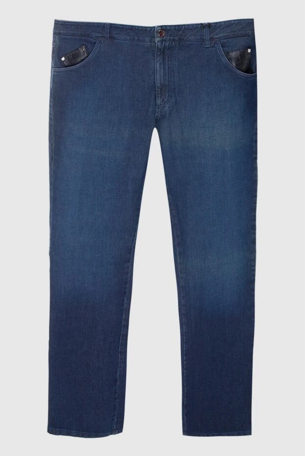 Zilli чоловічі джинси з бавовни та поліаміду сині чоловічі купити фото з цінами 167193 - фото 1