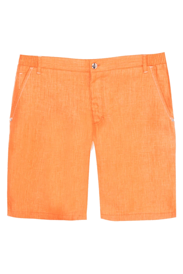 Zilli мужские шорты из льна оранжевые мужские купить с ценами и фото 167209 - фото 1