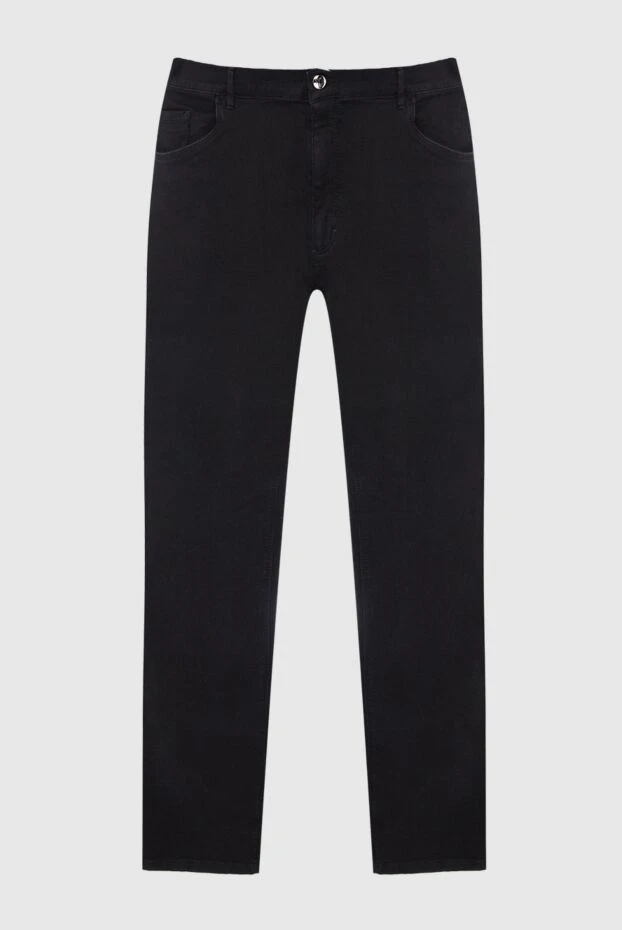 Zilli мужские джинсы из хлопка и полиамида черные мужские купить с ценами и фото 167219 - фото 1
