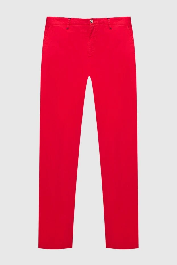 Zilli man men's red cotton trousers buy with prices and photos 167225 - photo 1