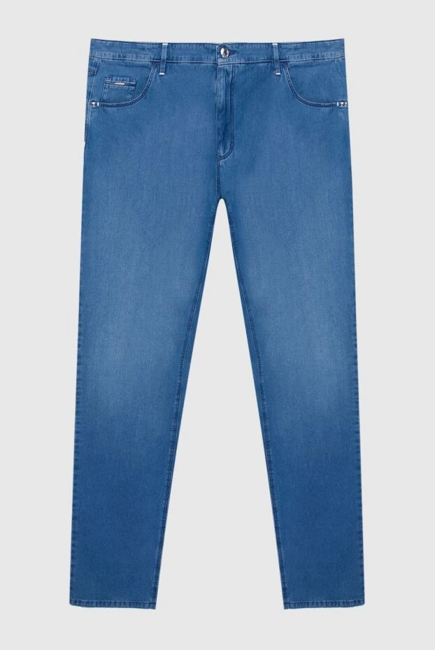 Blue cotton jeans for men