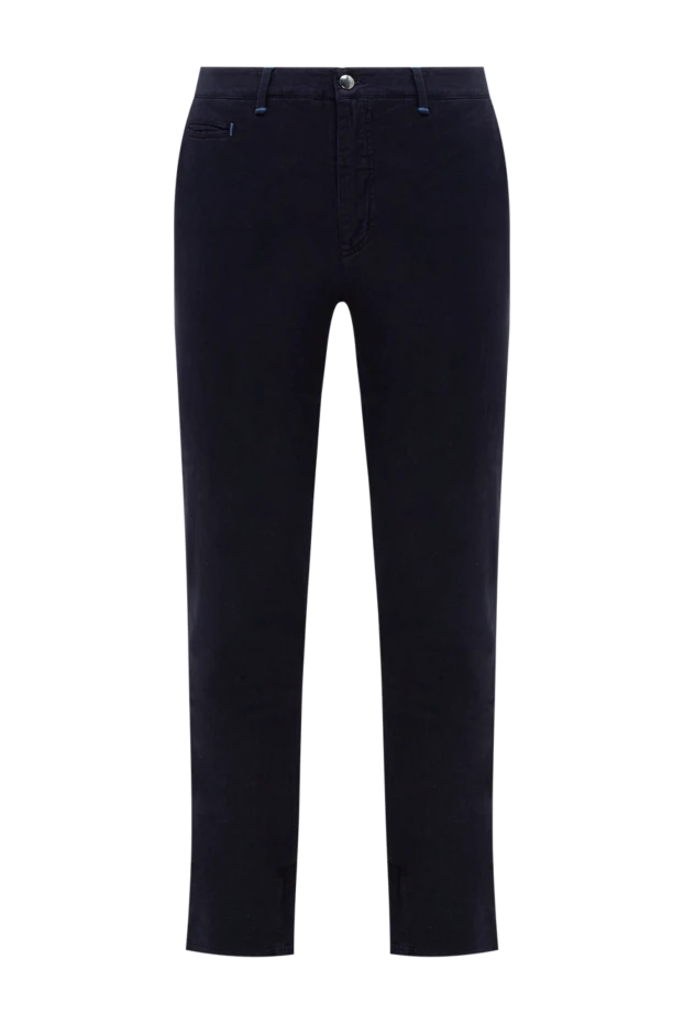 Zilli blue cotton and cashmere pants for men 167232 - photo 1