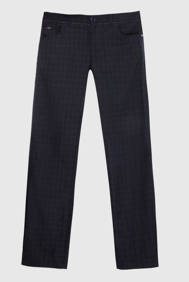 Zilli мужские брюки из шерсти серые мужские купить с ценами и фото 167236 - фото 1