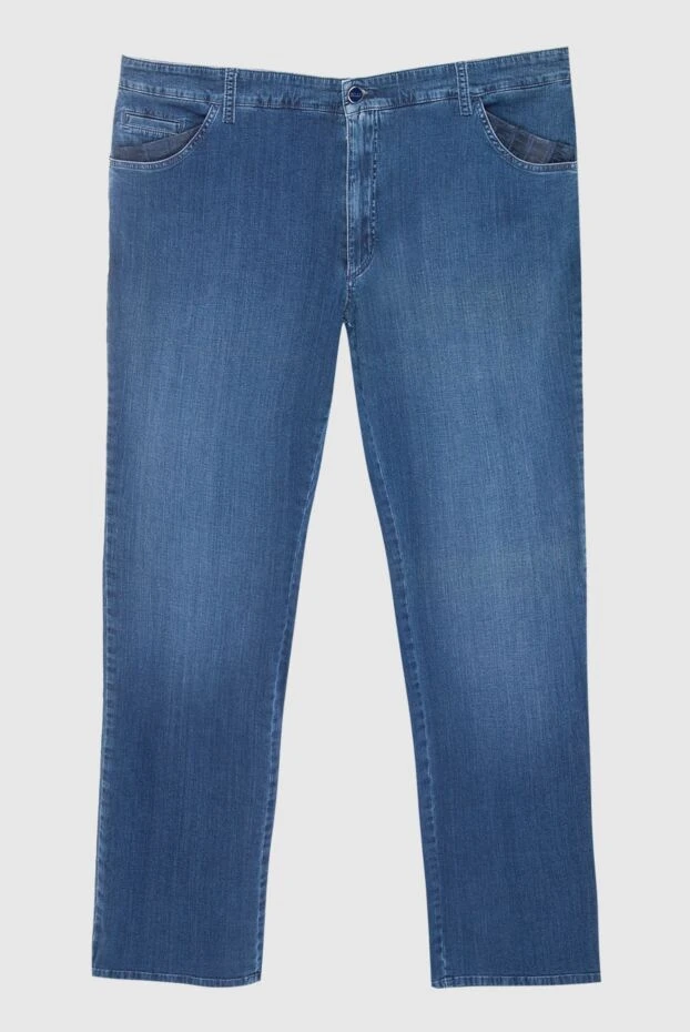 Zilli мужские джинсы из хлопка синие мужские купить с ценами и фото 167241 - фото 1