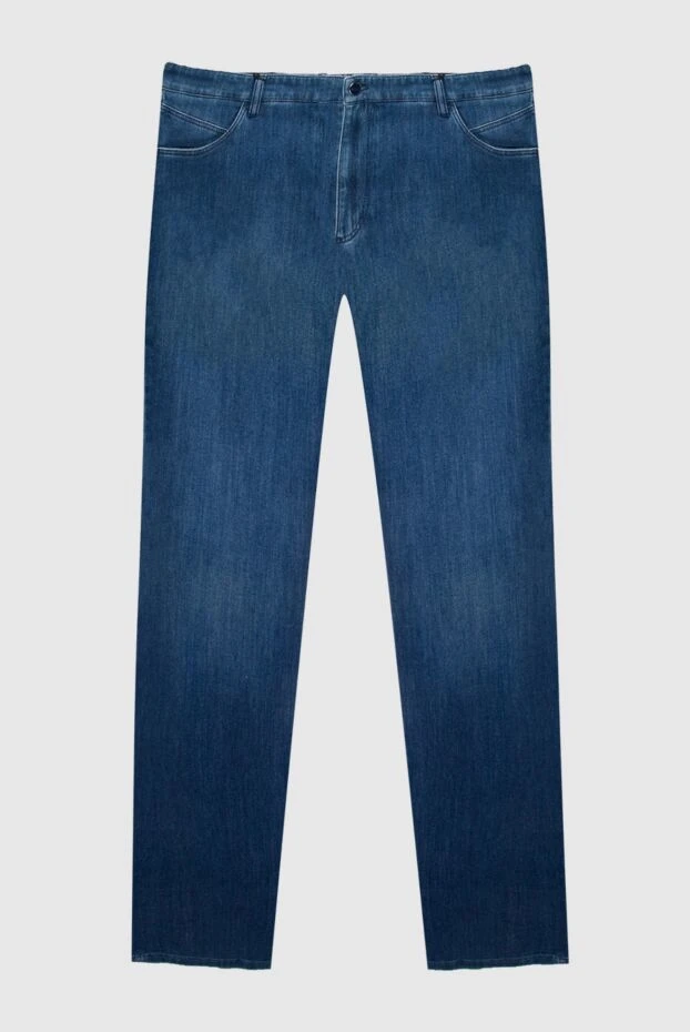 Zilli мужские джинсы из хлопка синие мужские купить с ценами и фото 167242 - фото 1