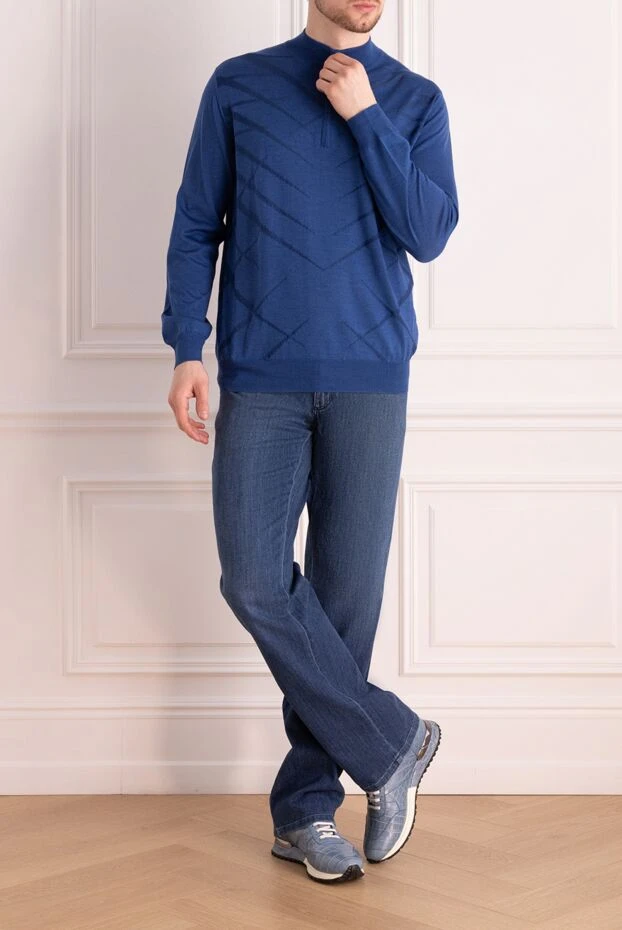 Zilli man blue cotton jeans for men buy with prices and photos 167242 - photo 2