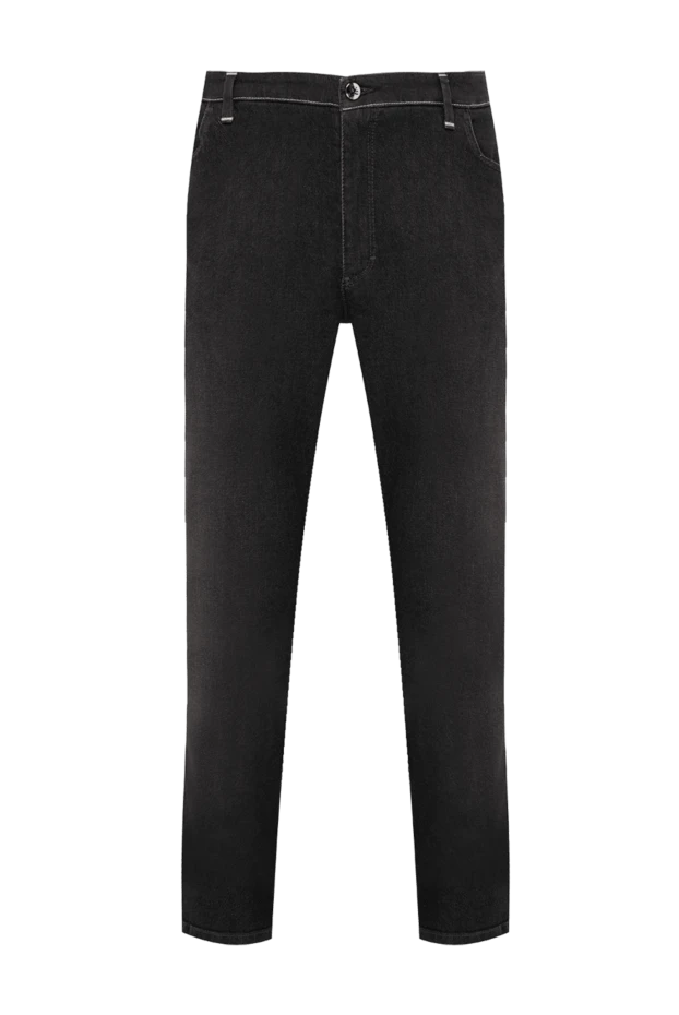 Zilli мужские джинсы из хлопка серые мужские купить с ценами и фото 167265 - фото 1