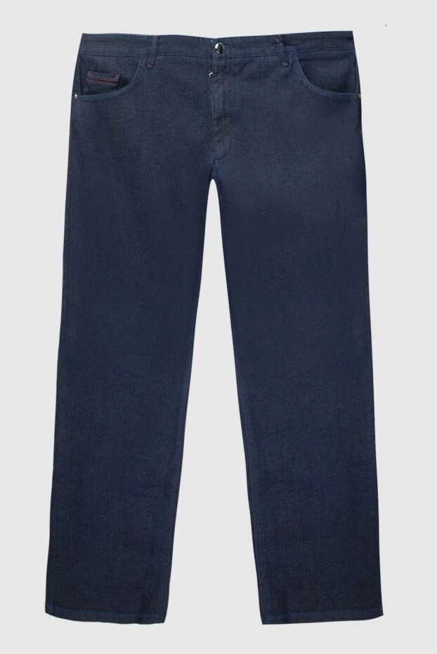 Zilli men's classic fit jeans made of uniform denim without abrasions 197090 - photo 1