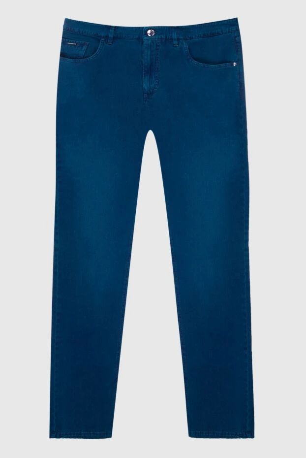 Zilli мужские джинсы из хлопка синие мужские купить с ценами и фото 167271 - фото 1
