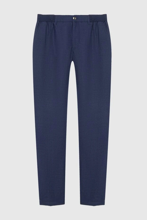 Zilli man men's blue fleece trousers buy with prices and photos 167278 - photo 1