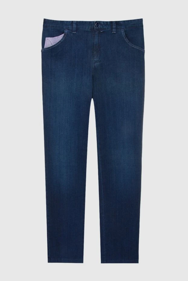 Zilli мужские джинсы из хлопка синие мужские купить с ценами и фото 167296 - фото 1