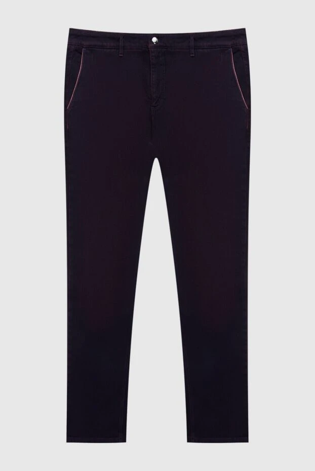 Zilli cotton and polyamide burgundy jeans. men 167304 - photo 1