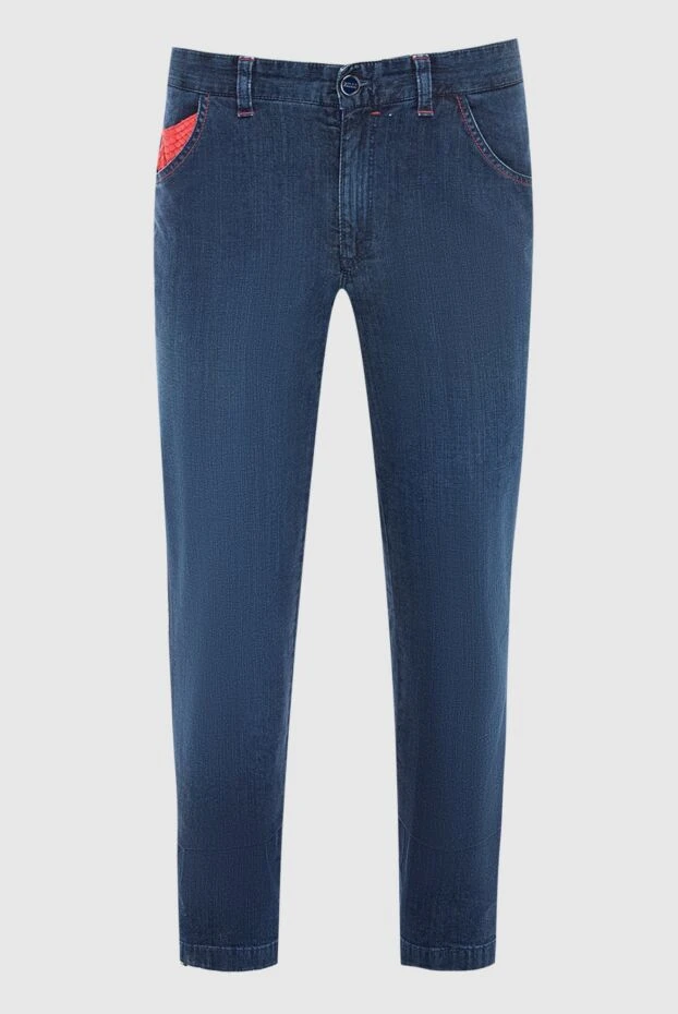 Zilli мужские джинсы из хлопка синие мужские купить с ценами и фото 167307 - фото 1