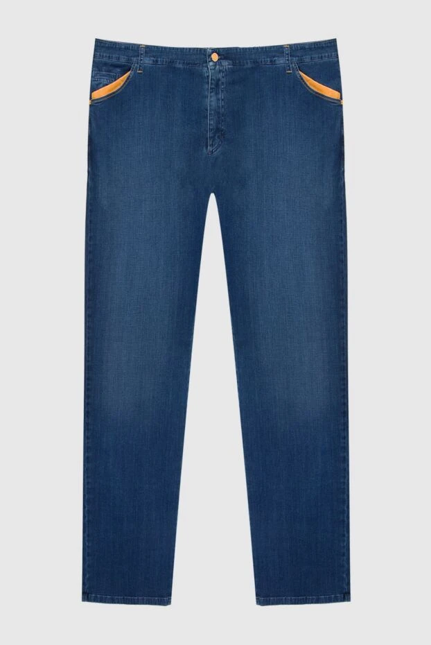 Zilli мужские джинсы из хлопка синие мужские купить с ценами и фото 167309 - фото 1