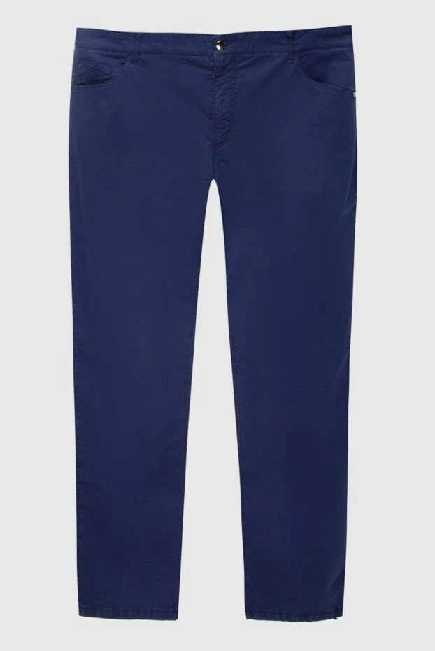 Zilli man blue cotton trousers for men buy with prices and photos 167311 - photo 1