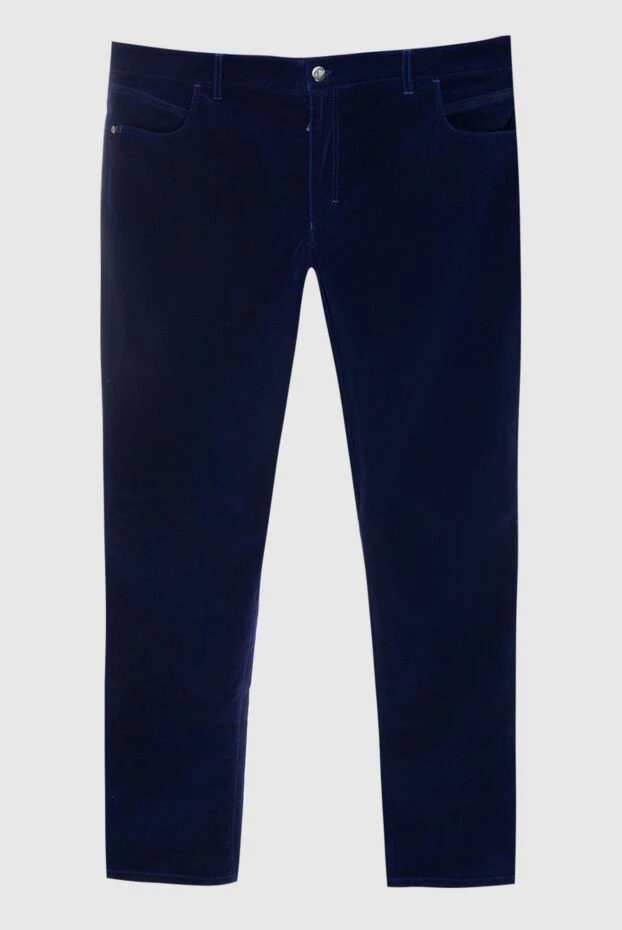 Zilli мужские джинсы из хлопка синие мужские купить с ценами и фото 167313 - фото 1