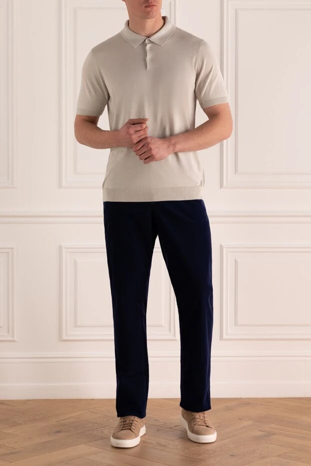 Zilli man blue cotton jeans for men buy with prices and photos 167313 - photo 2