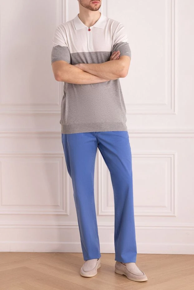 Zilli man blue cotton jeans for men buy with prices and photos 167321 - photo 2