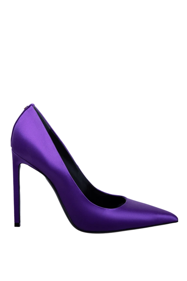 Tom Ford жіночі туфлі зі шкіри та атласу фіолетові жіночі купити фото з цінами 167342 - фото 1