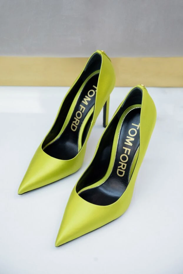 Tom Ford women's bright yellow high-heeled shoes 167343 - photo 2
