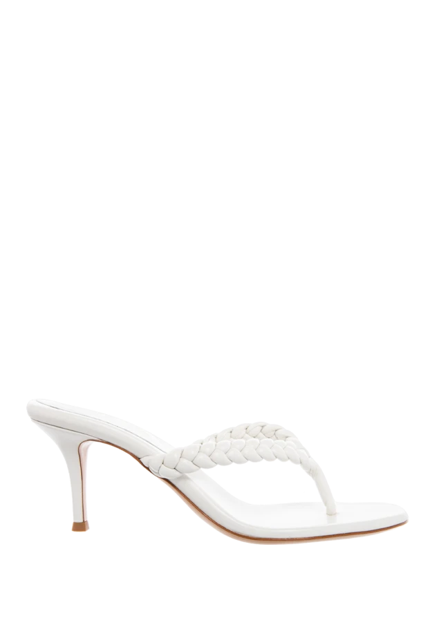 Gianvito Rossi woman white leather sandals for women buy with prices and photos 167366 - photo 1
