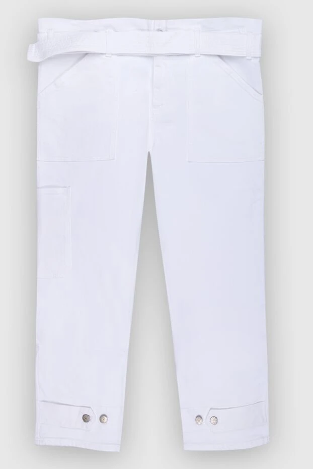 P.A.R.O.S.H. woman white cotton trousers for women 167379 - photo 1