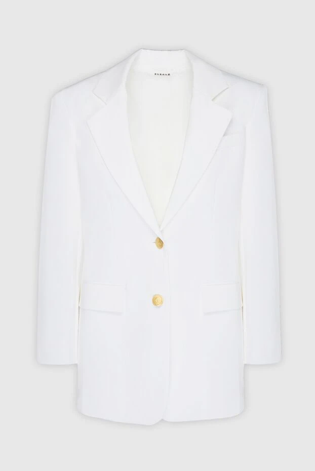 P.A.R.O.S.H. woman white cotton and elastane jacket for women buy with prices and photos 167389 - photo 1