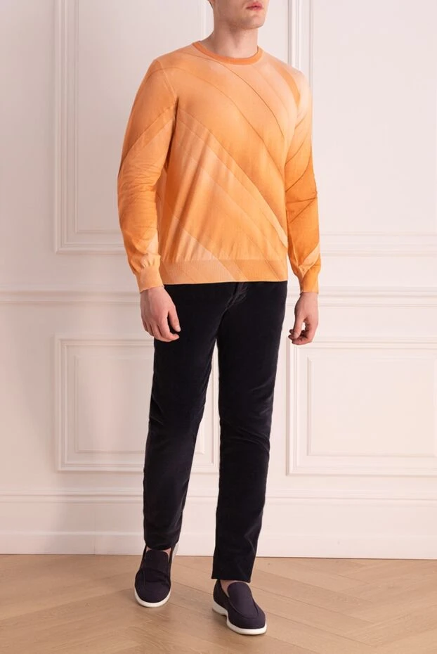 Zilli man cotton jumper orange for men buy with prices and photos 167391 - photo 2