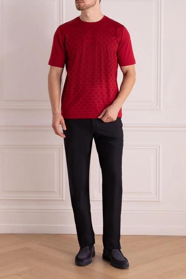 Zilli man red cotton t-shirt for men buy with prices and photos 167405 - photo 2