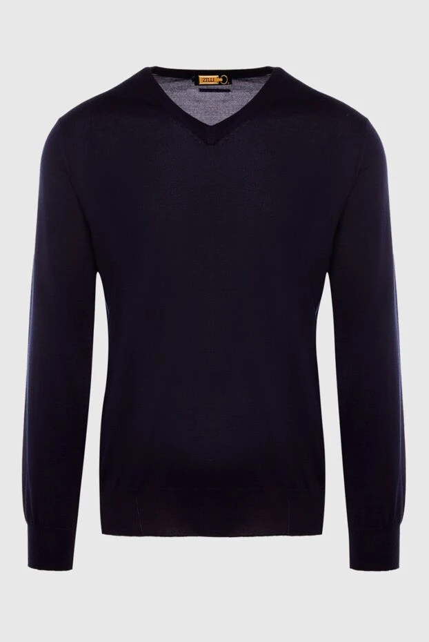 Zilli man cashmere and silk jumper black for men 167426 - photo 1