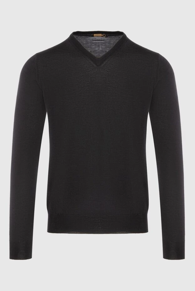Zilli man cashmere and silk jumper black for men buy with prices and photos 167427 - photo 1