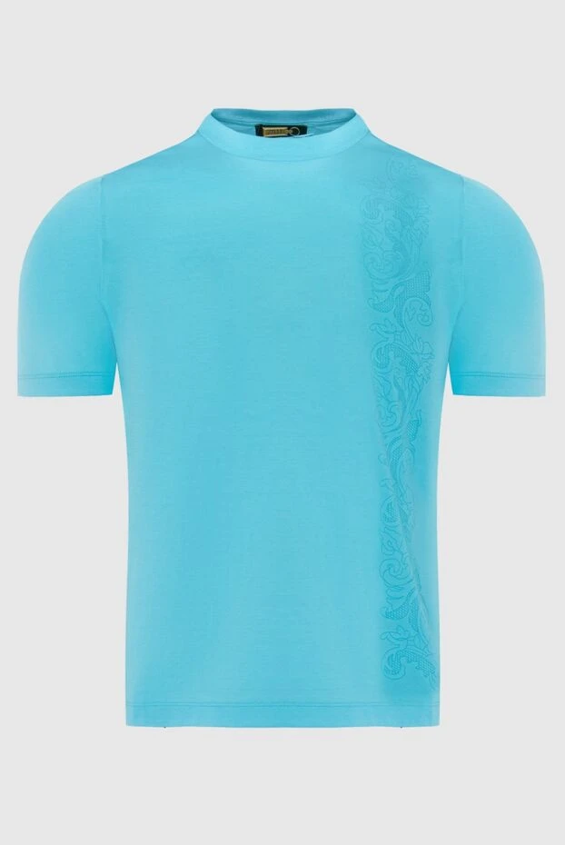 Zilli man blue cotton t-shirt for men buy with prices and photos 167435 - photo 1