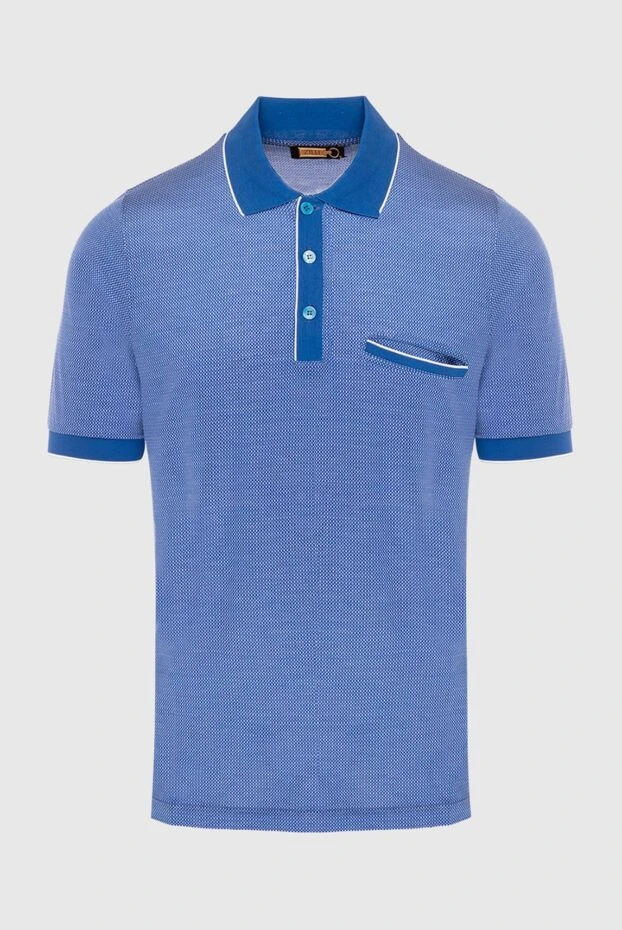 Zilli man cotton polo blue for men buy with prices and photos 167443 - photo 1