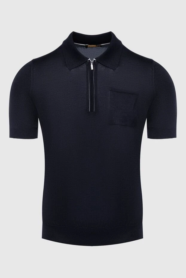 Zilli man black cotton and silk polo for men buy with prices and photos 167455 - photo 1