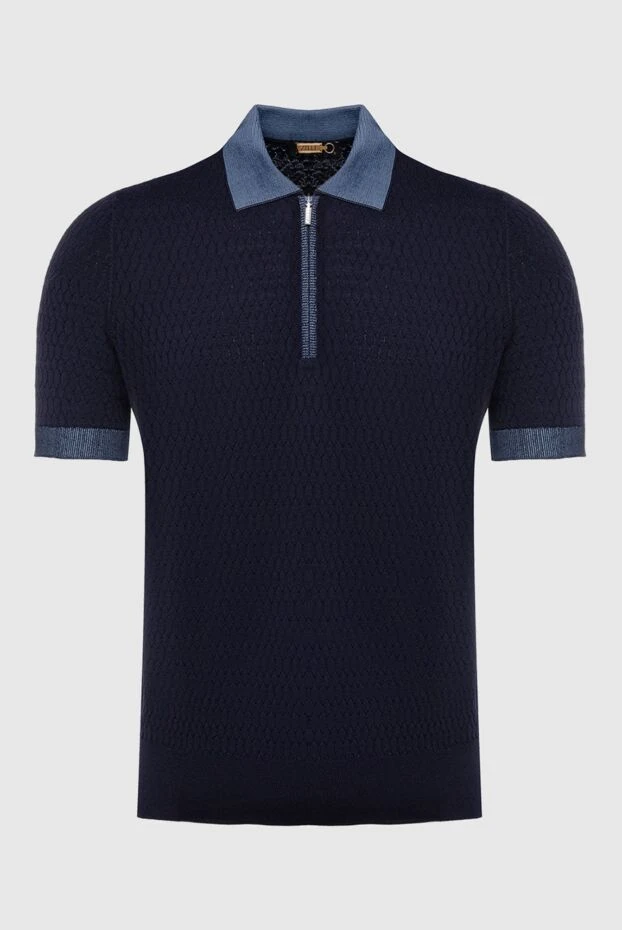 Zilli man black cotton and silk polo for men buy with prices and photos 167467 - photo 1