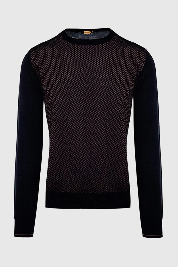 Zilli man cashmere and silk jumper black for men buy with prices and photos 167475 - photo 1