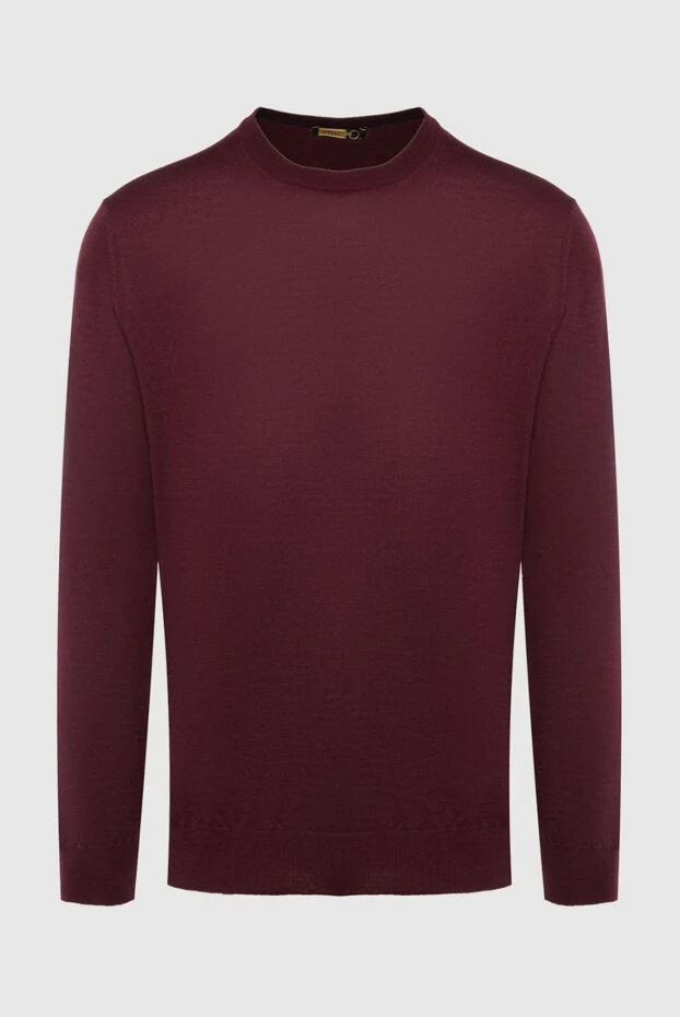 Zilli man cashmere and silk jumper burgundy for men buy with prices and photos 167489 - photo 1