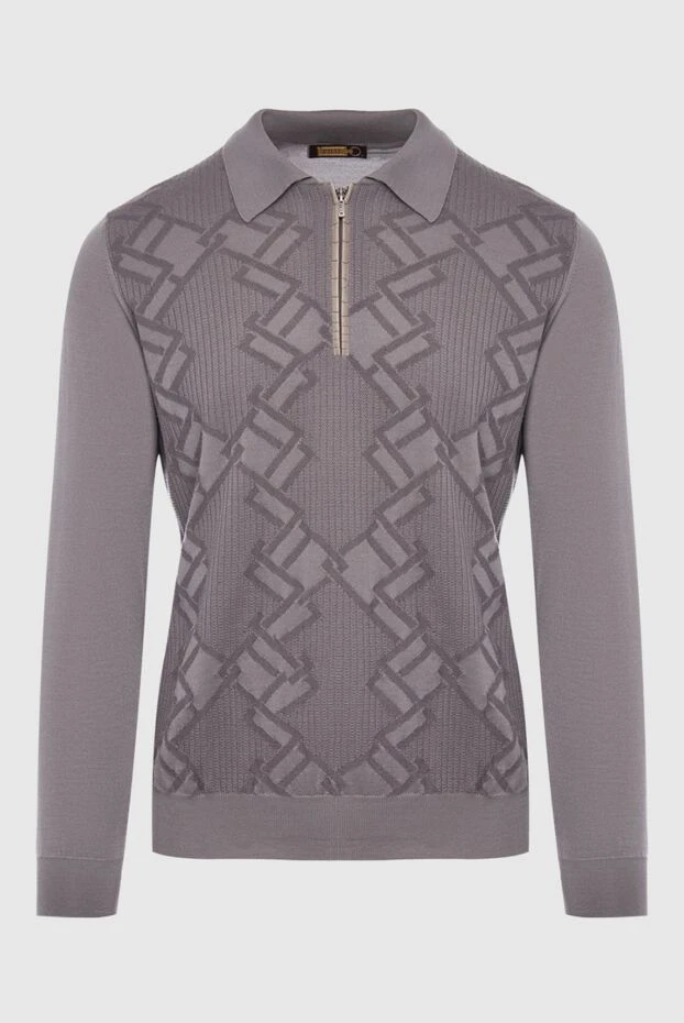 Zilli man long sleeve polo in silk and cashmere beige for men buy with prices and photos 167503 - photo 1