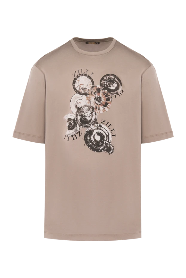 Zilli gray cotton t-shirt for men 167526 - photo 1