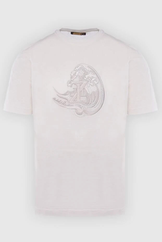 Zilli white cotton t-shirt for men 167551 - photo 1