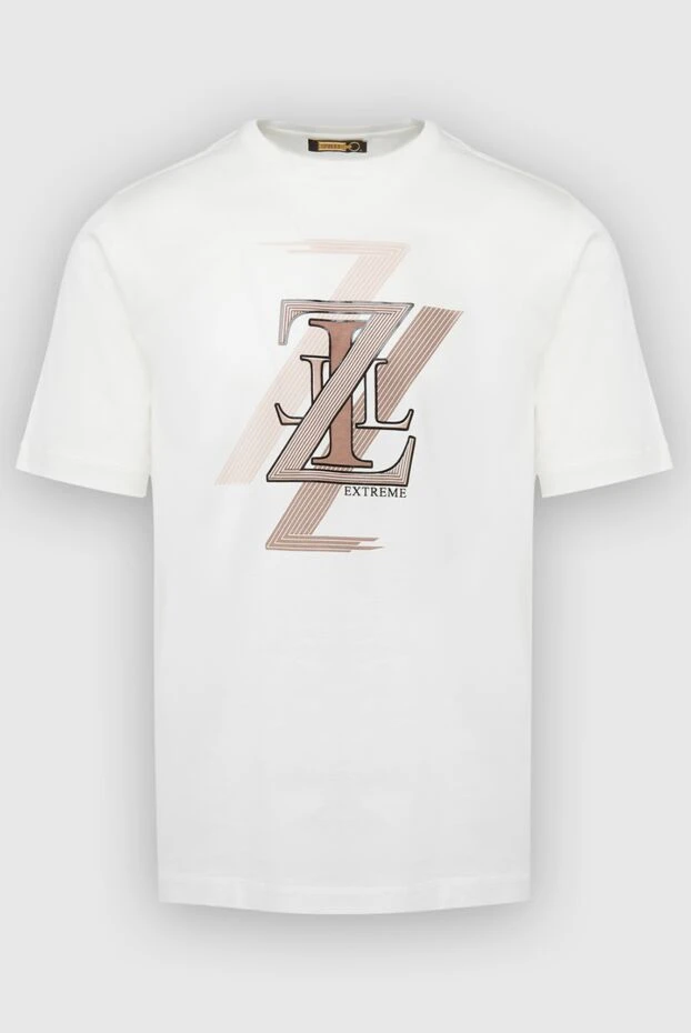 Zilli white cotton t-shirt for men 167558 - photo 1