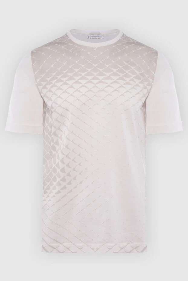 Zilli white cotton t-shirt for men 167559 - photo 1