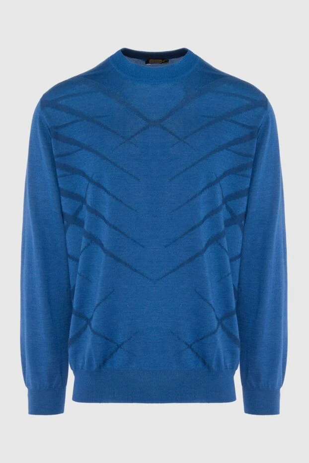 Zilli man cashmere and silk jumper blue for men buy with prices and photos 167574 - photo 1