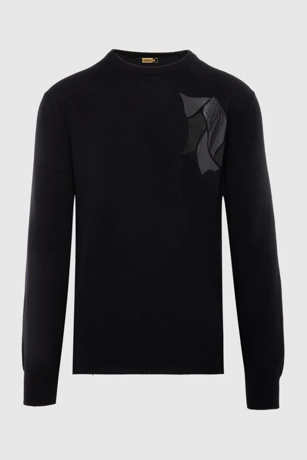 Zilli man cashmere jumper black for men buy with prices and photos 167607 - photo 1