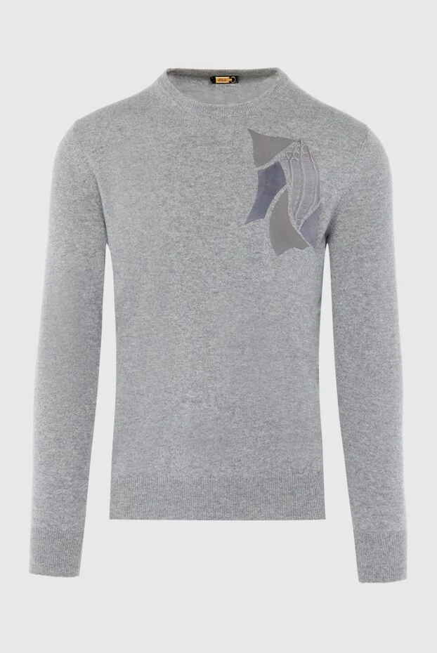 Zilli man cashmere jumper gray for men buy with prices and photos 167608 - photo 1