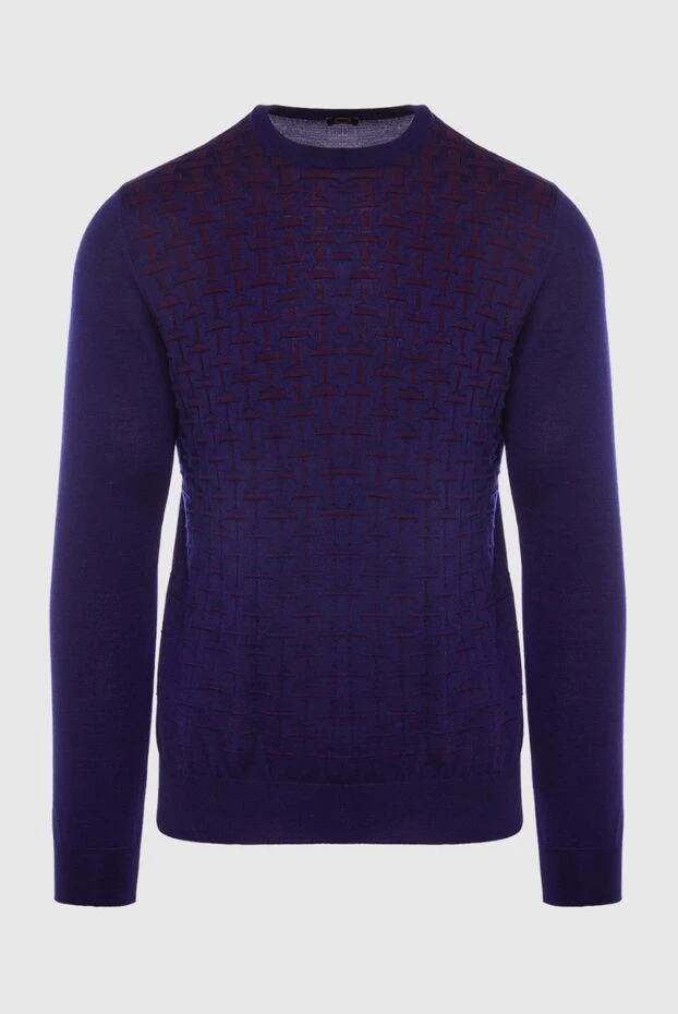 Zilli man cashmere and silk jumper purple for men buy with prices and photos 167630 - photo 1
