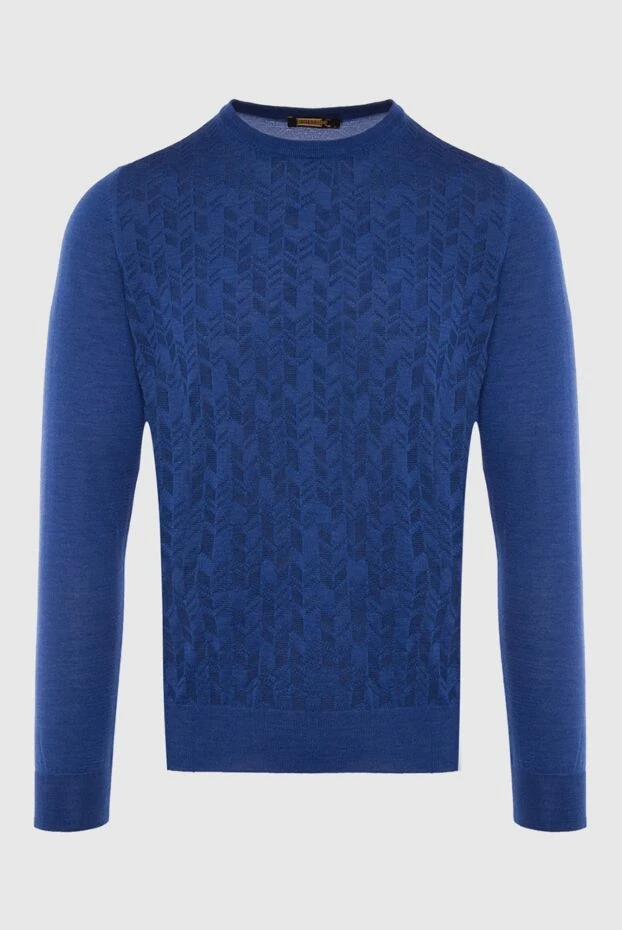 Zilli blue cashmere and silk jumper for men 167642 - photo 1